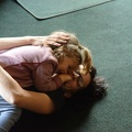 Greta and Erynn playing on the floor1